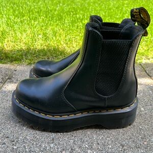 Dr Martens Black Leather 2976 Quad Size 38